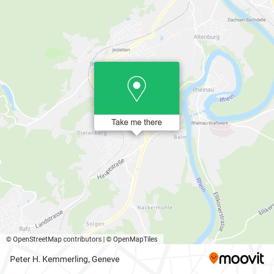 Peter H. Kemmerling map