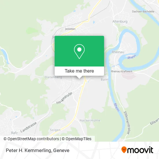 Peter H. Kemmerling map