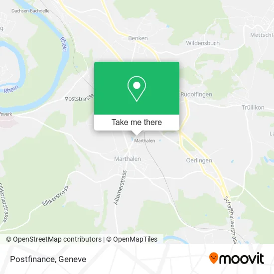 Postfinance map