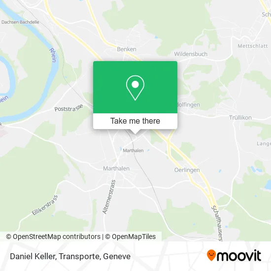 Daniel Keller, Transporte map