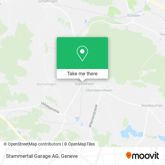 Stammertal-Garage AG map