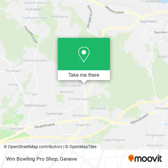 Wm Bowling Pro Shop map