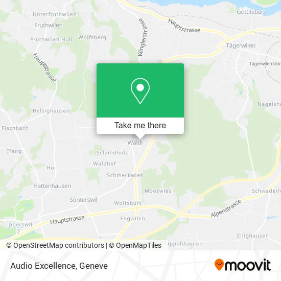 Audio Excellence map