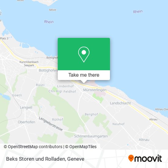 Beks Storen und Rolladen map