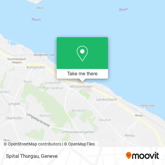 Spital Thurgau map