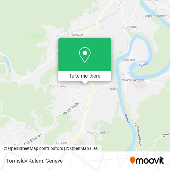 Tomislav Kalem map