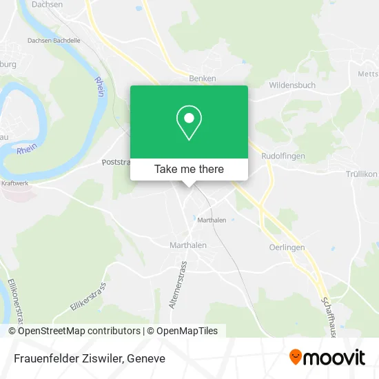 Frauenfelder Ziswiler map