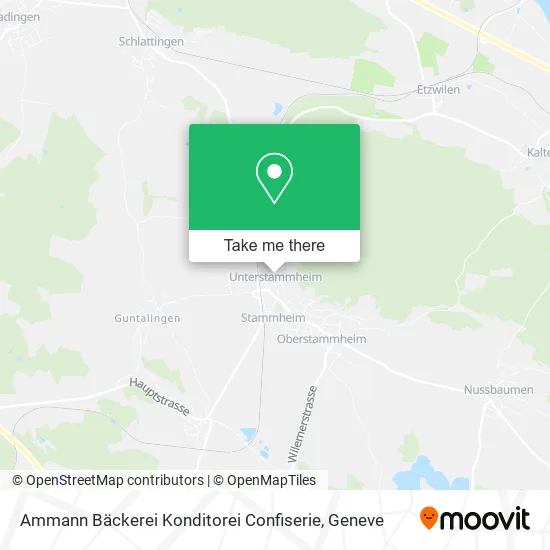 Ammann Bäckerei Konditorei Confiserie map