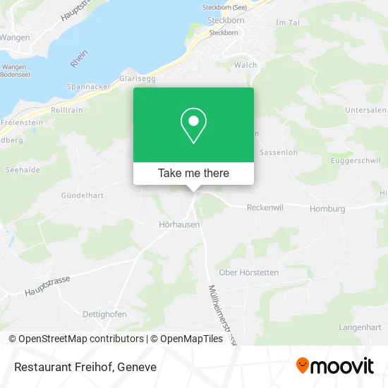 Restaurant Freihof map