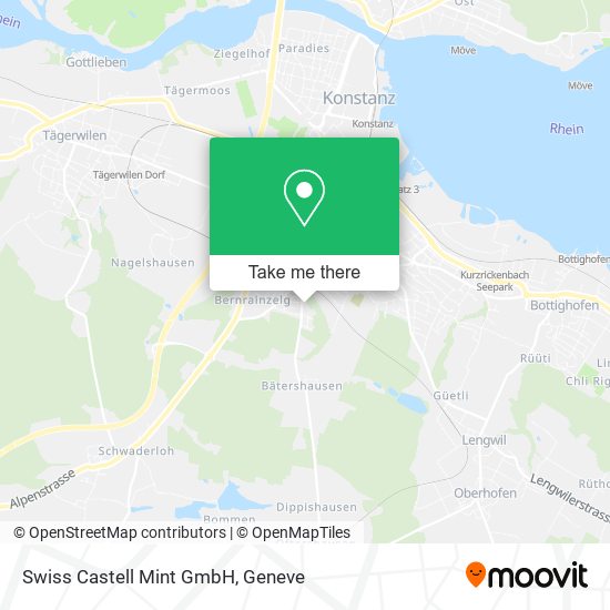 Swiss Castell Mint GmbH map