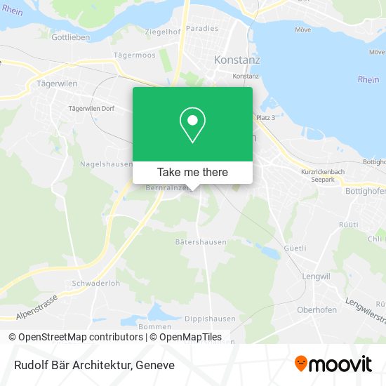 Rudolf Bär Architektur map