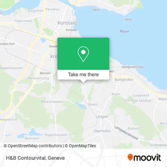 H&B Contourvital map