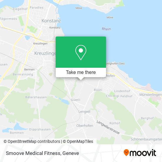 Smoove Medical Fitness map
