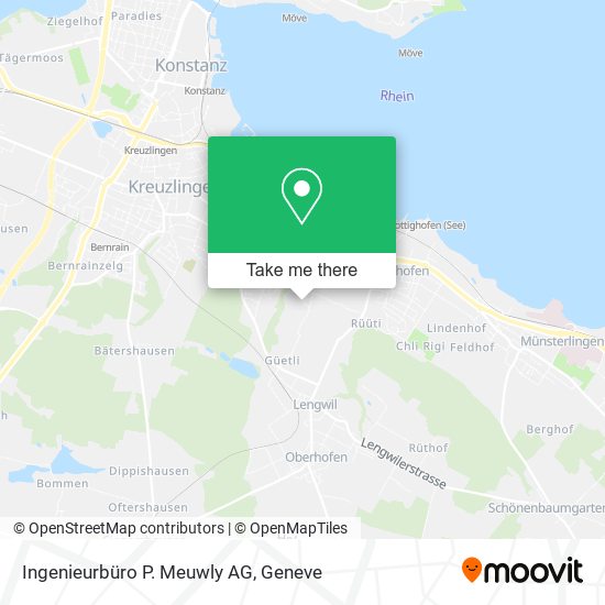 Ingenieurbüro P. Meuwly AG map