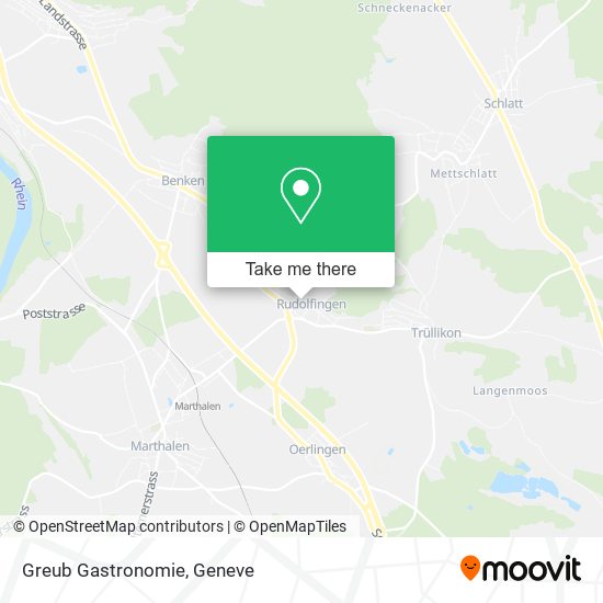 Greub Gastronomie map