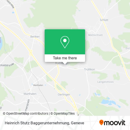 Heinrich Stutz Baggerunternehmung map