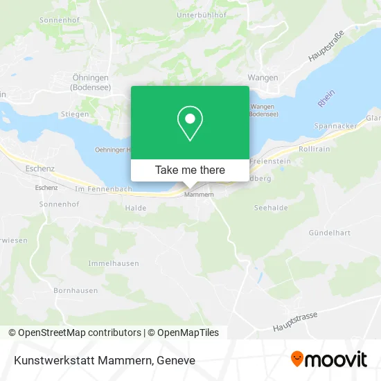 Kunstwerkstatt Mammern map