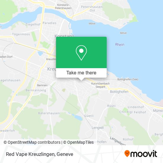 Red Vape Kreuzlingen map