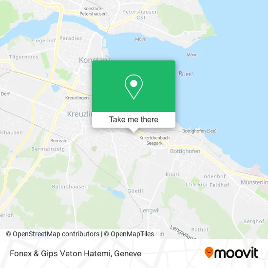 Fonex & Gips Veton Hatemi map