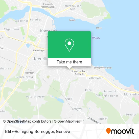 Blitz-Reinigung Bernegger map