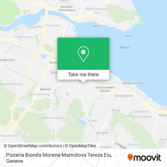 Pizzeria Bionda Morena-Mamutova Tereza Eiu map