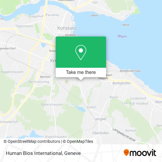 Human Bios International map