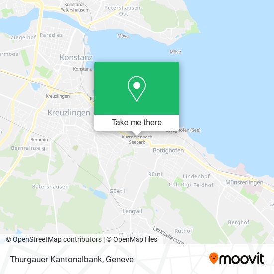 Thurgauer Kantonalbank map