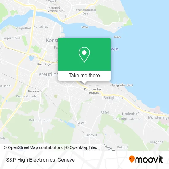 S&P High Electronics map
