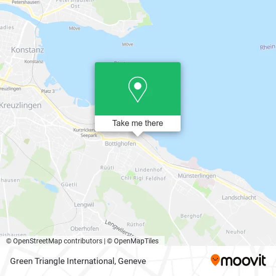 Green Triangle International map