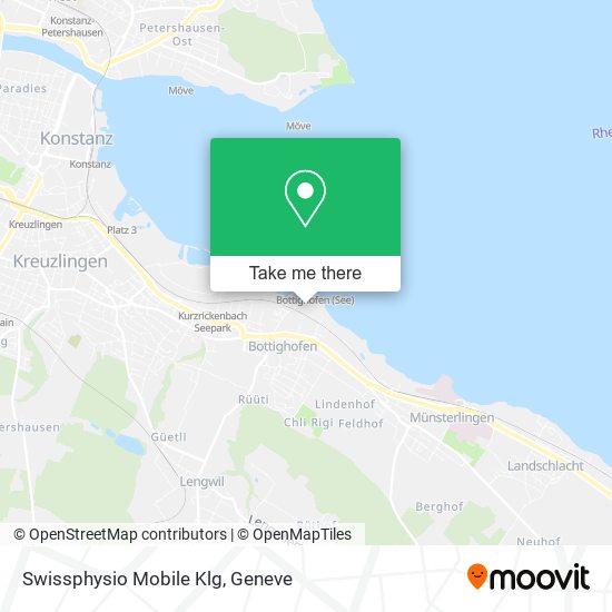 Swissphysio Mobile Klg map