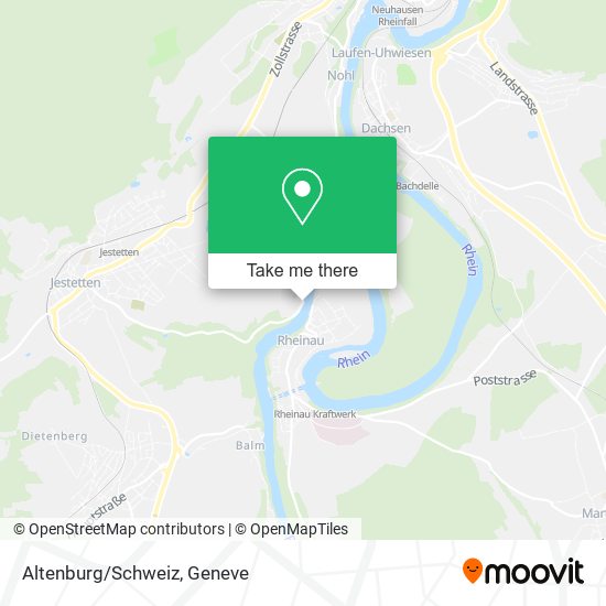 Altenburg/Schweiz map