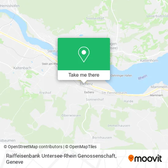 Raiffeisenbank Untersee-Rhein Genossenschaft map
