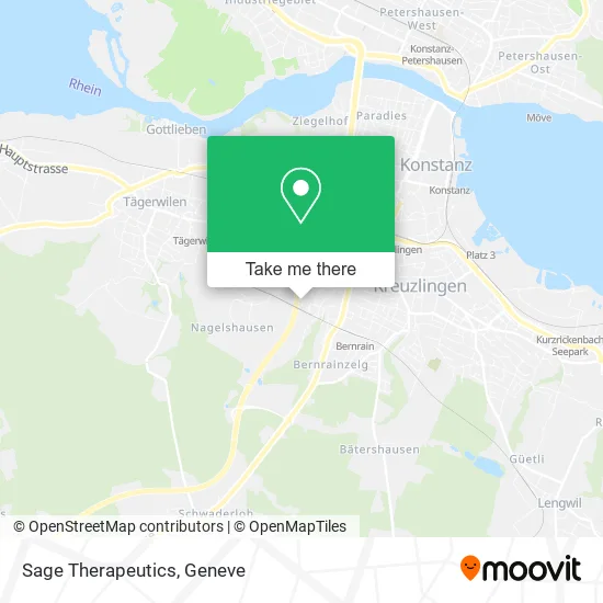 Sage Therapeutics map