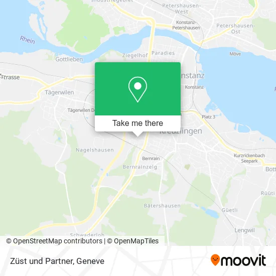 Züst und Partner map