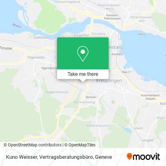 Kuno Weisser, Vertragsberatungsbüro map