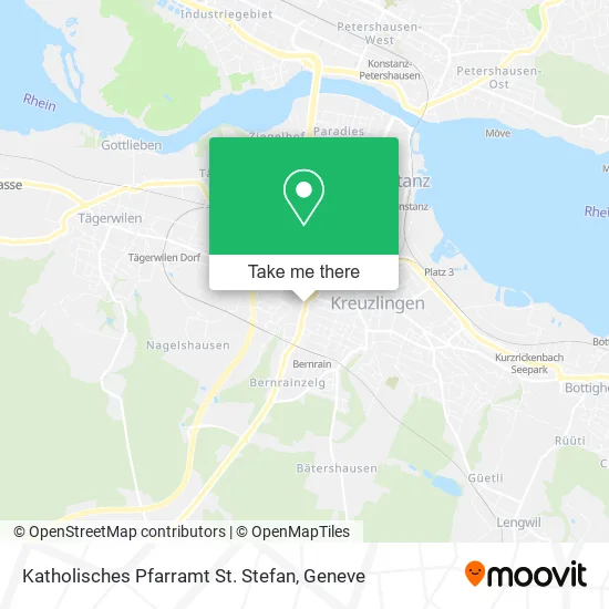 Katholisches Pfarramt St. Stefan map