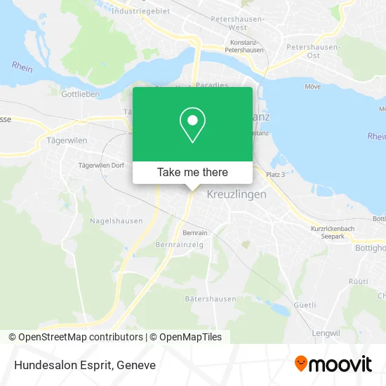 Hundesalon Esprit map