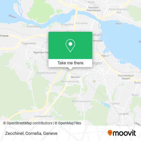 Zecchinel, Cornelia map