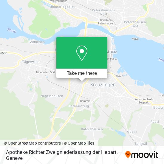 Apotheke Richter Zweigniederlassung der Hepart map
