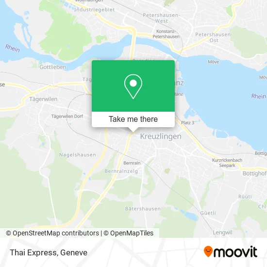 Thai Express map