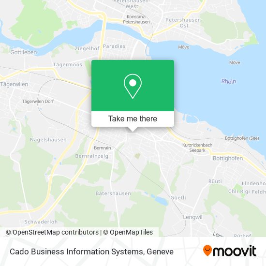 Cado Business Information Systems map