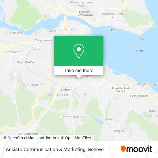 Assisto Communication & Marketing map