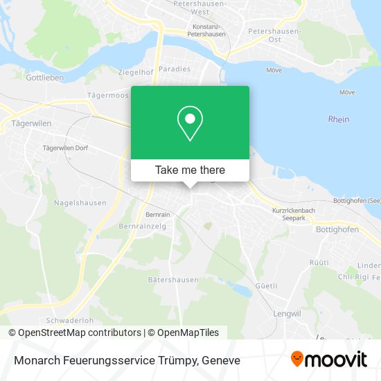 Monarch Feuerungsservice Trümpy map