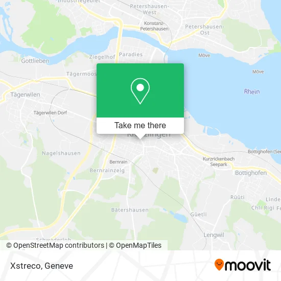 Xstreco map