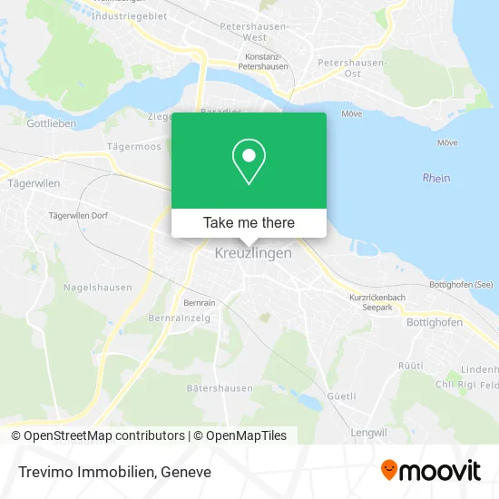 Trevimo Immobilien map