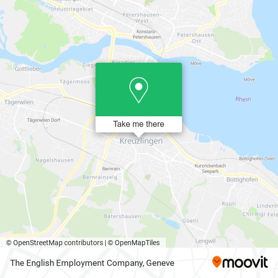 The English Employment Company map