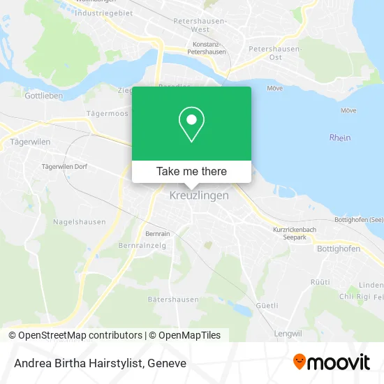 Andrea Birtha Hairstylist map