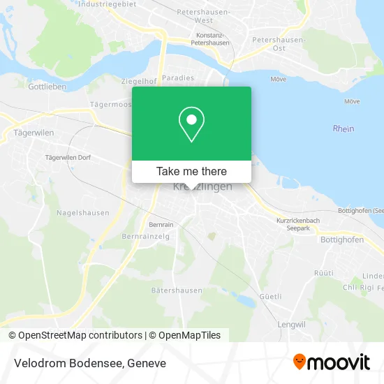Velodrom Bodensee map