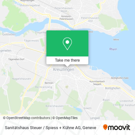 Sanitätshaus Steuer / Spiess + Kühne AG map