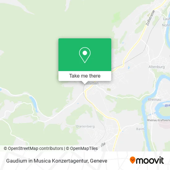 Gaudium in Musica Konzertagentur map